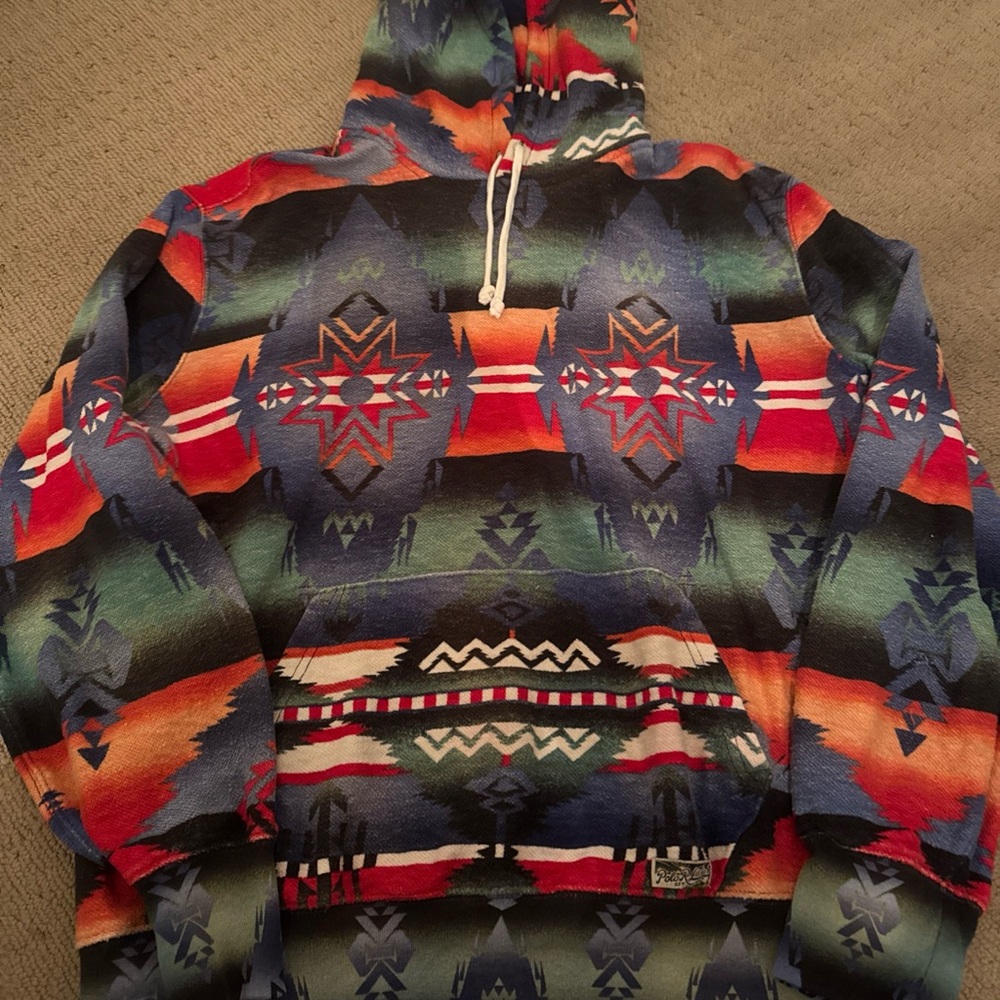 Polo by Ralph Lauren Multicolor Patterned Hoodie